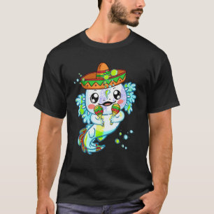 Mexikanischer Salamander Funny Axolotl Mexiko Frau T-Shirt