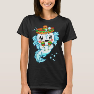 Mexikanischer Salamander Funny Axolotl Mexiko Frau T-Shirt