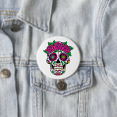Mexikanischer Schädel 2 Button (Beispiel)