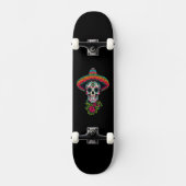 Mexikanischer Schädel Skateboard (Vorderseite)