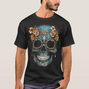 Mexikanischer Schädeltag der Toten Dia De Muerto T-Shirt