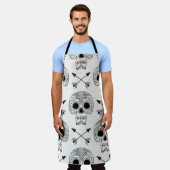 Mexikanischer Schädeltag Schürze (Getragen)