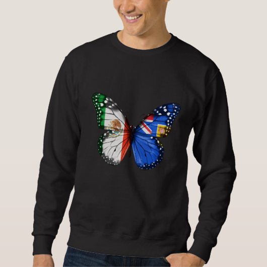 Mexikanischer Schmetterling Sweatshirt (Vorderseite)