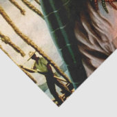 Mexikanischer schöner Kalender Mädchen auf dem Fis Seidenpapier (Detail)