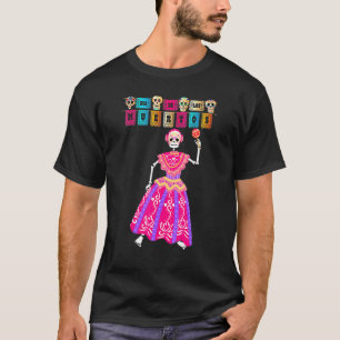 Mexikanischer Skeletttag Dia De los Muertos Tag de T-Shirt