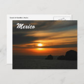 mexikanischer Sonnenuntergang Postkarte (Vorne/Hinten)