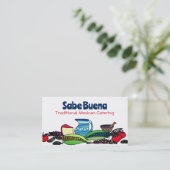 Mexikanischer Southwestern Food Koch Catering Bike Visitenkarte (Stehend Vorderseite)