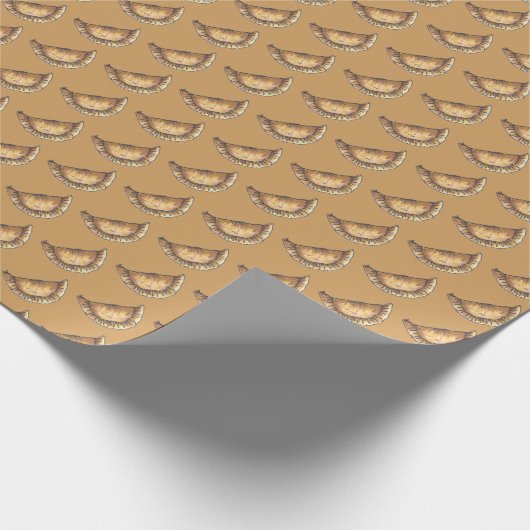 Mexikanischer spanischer Feinschmecker Empanadas P Geschenkpapier (Ecke)