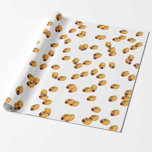 Mexikanischer Spaß-Taco-Dienstag Geschenkpapier (Ungerollt)
