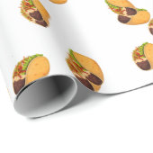 Mexikanischer Spaß-Taco-Dienstag Geschenkpapier (Rolleneckpunkt)