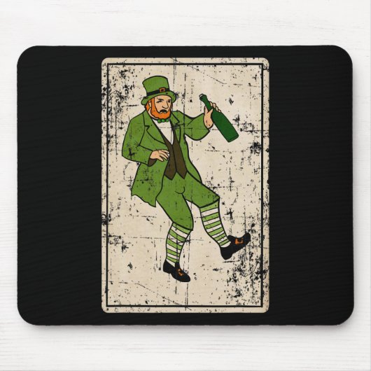 Mexikanischer St Patricks Day und Cinco de Mayo Gi Mousepad (Vorne)