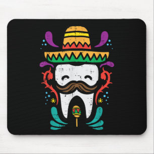 Mexikanischer Stand Funny Cinco De Mayo Dentist De Mousepad