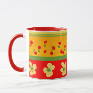 Mexikanischer Stil, fette, leuchtende Farben Tasse
