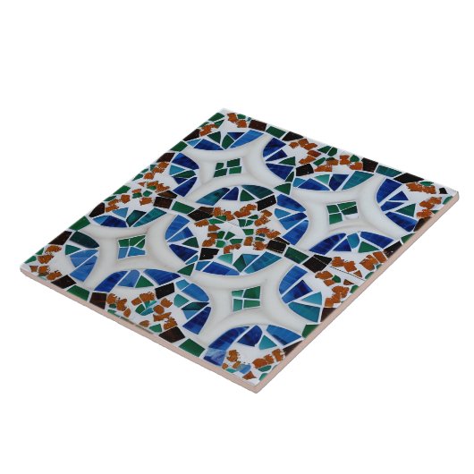 mexikanischer Stil Simulate Mosaik Red White Blue  Fliese (Seite)