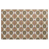 mexikanischer Stil Simulated Mosaic Neutral Browns Stoff (Fat Quarter (45,7 x 55,9 cm))