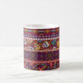 Mexikanischer Stil traditionelles Stoff-Patchwork Kaffeetasse (Mittel)
