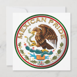 Mexikanischer Stolz (Adler aus mexikanischer Flagg Einladung