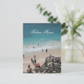 mexikanischer Strand Postkarte (Stehend Vorderseite)