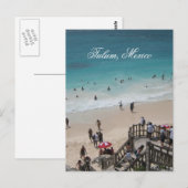 mexikanischer Strand Postkarte (Vorne/Hinten)