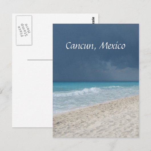 mexikanischer Strand Postkarte (Vorne/Hinten)