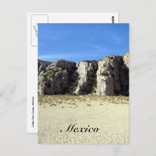 mexikanischer Strand Postkarte (Vorne/Hinten)
