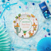 Mexikanischer Taco-Bout-Liebe-Junggeselinnen-Absch Pappteller (Party)