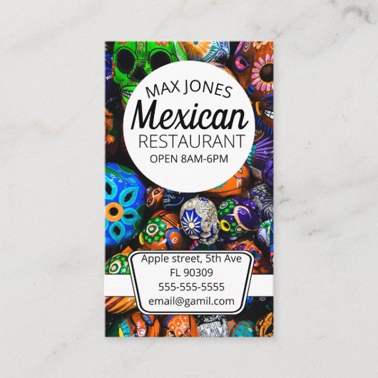 mexikanischer Tag der gestorbenen Lebensmittel (Vorderseite)