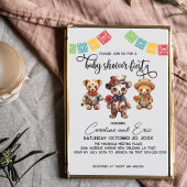 Mexikanischer Tag der Toten Halloween-Kinderdusche Einladung