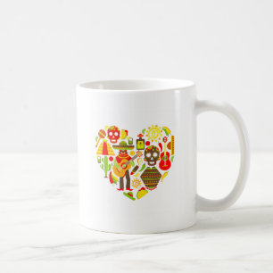 Mexikanischer Tag des toten Mexiko Kaffeetasse