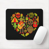 Mexikanischer Tag des toten Mexiko Mousepad (Mit Mouse)