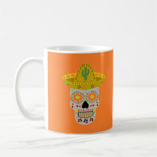 Mexikanischer Tag des Toten Schädels Kaffeetasse