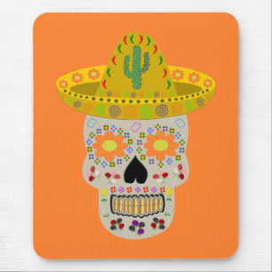 Mexikanischer Tag des Toten Schädels Mousepad