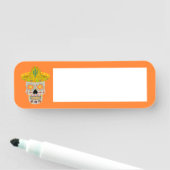 Mexikanischer Tag des Toten Schädels Namensschild (Beispiel)