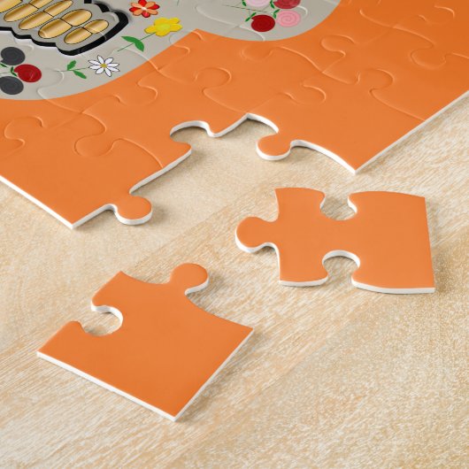 Mexikanischer Tag des Toten Schädels Puzzle (Seite)