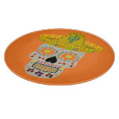 Mexikanischer Tag des Toten Schädels Schneidebrett (Ecke)