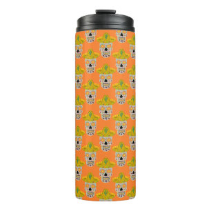 Mexikanischer Tag des Toten Schädels Thermosbecher