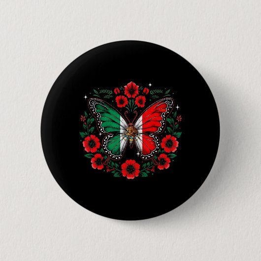 Mexikanischer Unabhängigkeitstag Mexiko Frauen Mäd Button (Vorderseite)