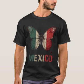 Mexikanischer Unabhängigkeitstag Schmetterling Mex T-Shirt