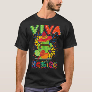 Mexikanischer Unabhängigkeitstag Viva Mexiko Männe T-Shirt