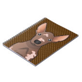 Mexikanischer unbehaarter Hund (Xoloitzcuintle) Notizblock (Linke Seite)