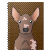 Mexikanischer unbehaarter Hund (Xoloitzcuintle) Notizblock (Vorderseite)