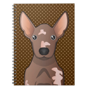 Mexikanischer unbehaarter Hund (Xoloitzcuintle) Notizblock