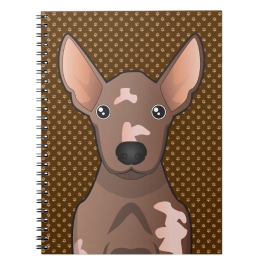 Mexikanischer unbehaarter Hund (Xoloitzcuintle) Notizblock (Vorderseite)