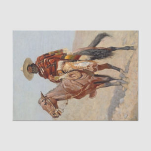 „Mexikanischer Vaquero-Reiter“ von Frederick Remin Seidenpapier