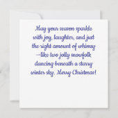 Mexikanischer Volkskunst Snowmen Personalisiert (Rückseite)