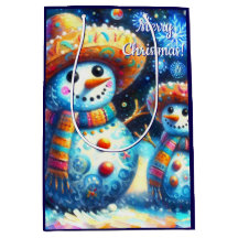 Mexikanischer Volkskunst Snowmen Schneemänner Schn