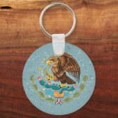 mexikanischer Wappen-Schlüsselanhänger Schlüsselanhänger (Vorderseite)