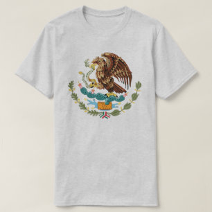 Mexikanischer Wappen - Weißer T - Shirt