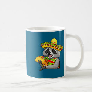 Mexikanischer Waschbär Cinco de Mayo lustig süß es Kaffeetasse