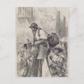 Mexikanischer Wasserträger Postkarte (Vorderseite)